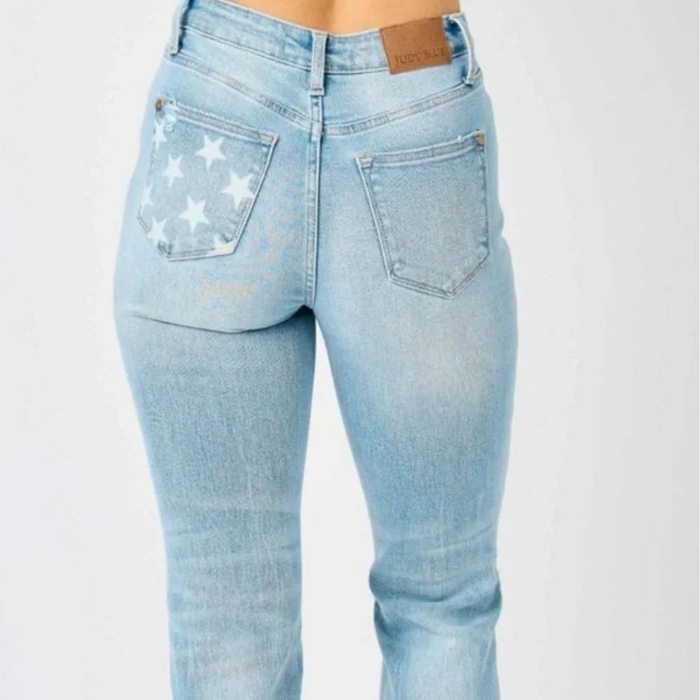 Judy Blue Star Pocket Boyfriend Jeans size 18 W